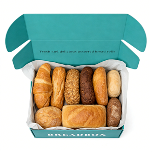 Emballage alimentaire personnalisé pour marques en ligne, boîte à lettres auto-scellante en carton ondulé E Flute, option OEM - Product Image 4