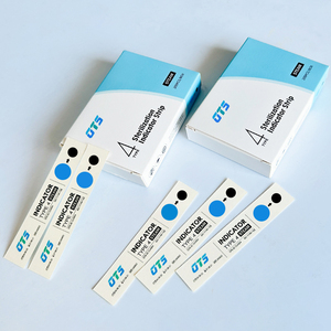 Tarjetas Indicadoras Químicas de <span class=keywords><strong>Vapor</strong></span> de Clase 4 de Fábrica, Tarjetas de Papel Médico con Cambio de Color de Azul a Negro, Certificación ISO13485 - Product Image 3