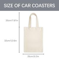 Sacs de shopping en toile personnalisables avec logo imprimable en gros, taille personnalisable, couleur unie, sac fourre-tout en coton, sac à bandoulière simple