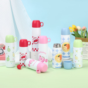 Fruit Themed Insulated Cup 304 Stainless Steel Portable Travel Outdoor Cup Compact Mini Pocket Size - Product Image 1