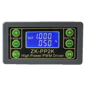 ZK-PP2K PWM Signal Generator 8A Treiber modul für Motor Lampe Dual Mode LCD PWM Pulsfrequenz Duty Cycle Einstellbares Modul