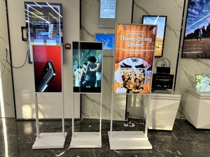 55 inch LCD Máy nghe nhạc quảng cáo kiosk Cube dọc Totem siêu mỏng công nghệ cao Cửa hàng cảm ứng kỹ thuật số biển màn hình quảng cáo - Product Image 5