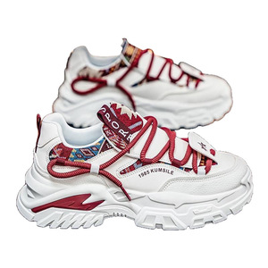 Zapatos de Plataforma Modernos para Hombre, Malla Transpirable, Estilo Coreano, Zapatos Deportivos Casuales de Moda para Primavera/Verano - Product Image 6