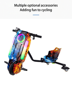 Kart eléctrico infantil de 350W y 36V con 3 ruedas, música y bocina. - Product Image 6