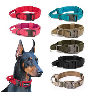 Collar para Mascotas con Logotipo Personalizado al por Mayor con Hebilla de Metal, Collar de Entrenamiento para Perros Medianos y Grandes, Collar Táctico de Alta Resistencia para Perro - Product Image 2