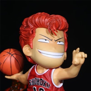 Figurine de dessin animé GK <span class=keywords><strong>SLAM</strong></span> <span class=keywords><strong>DUNK</strong></span>, 19.5cm, Hanamichi <span class=keywords><strong>Sakuragi</strong></span>, PVC avec lumière, modèle de jouet en PVC pour cadeaux - Product Image 4