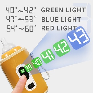Digital Heating Milk <b>Heater</b> Universal Insulation Cover Bottle Warmer - Product Image 3