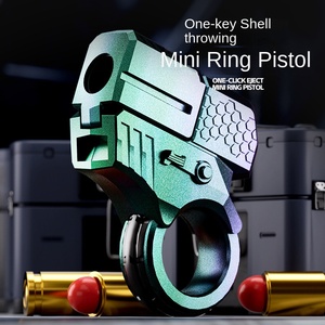 Pistola de juguete Tiebro Cross-border Gold Finger, mini pistola electrónica de TPE con un solo botón, balas blandas, bomba de choque, 50-100 fps, para mayores de 14 años - Product Image 3