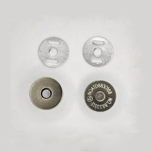 Botón Magnético Súper Fuerte para Ropa y Pantalones, Hebilla Magnética de Doble Garra, Placa Rectangular, Accesorios de Ferretería Ocultos, Plateado - Product Image 4