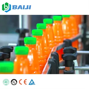 Automatic flavored water concentrate fruit juice drink bottle making filling capping machine production line