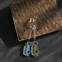 Porte-clés personnalisé en alliage de zinc en forme de voiture, logo de véhicule 2D 3D, porte-clés émaillé, cadeau promotionnel