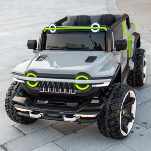 Voiture électrique tout-terrain pour enfants, 2 places, en plastique, pour 5-7 ans, unisexe, type pick-up - Product Image 1