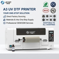 Imprimante jet d'encre UV DTF pour étiquettes de tasses A3 LETOP Manufacturer