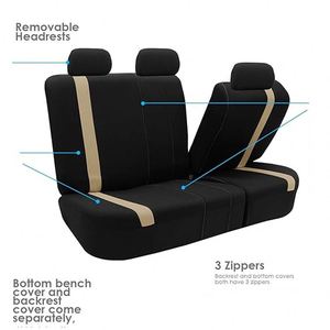 <b>Back</b> <b>Seat</b> <b>Cover</b> Universal Fit Rear <b>Seat</b> with Split Bench Protector Dog Kid Interior Accessories SUV Sedan Van <b>Car</b> <b>Seat</b> <b>Covers</b> - Product Image 5