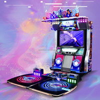 Simulateur de parc d'attractions chaud Machine de danse 55 pouces écran LED Console de jeu vidéo de musique Double 2 joueurs Machine de danse Arcade