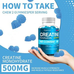 <strong>Private</strong> <strong>Label</strong> Sugar <strong>Free</strong> Adult Pre-Workout Creatine Monohydrate Gummy Candy with Muscle Growth &amp; Energy Supplements - Product Image 3