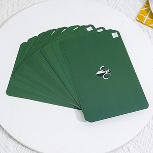 Jeu de cartes de questions-réponses sur la <span class=keywords><strong>culture</strong></span> et la langue française, personnalisé et de qualité supérieure, avec boîte, impression écologique de haute qualité, OEM/ODM - Product Image 1