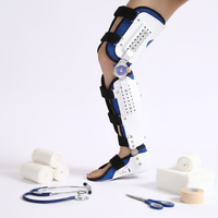 Vente directe d'usine de fixateur externe pour fracture de l'articulation du genou, réglable, respirant, doublure ajustable, pour membre inférieur