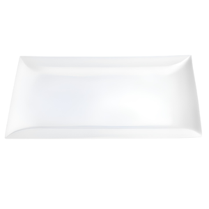 Vassoio in Porcellana Serie CARLOTTA/RAMADA 33X20CM BIANCO - Product Image 1