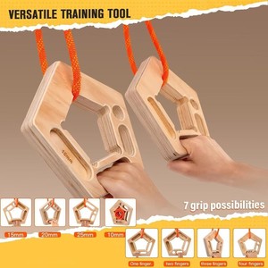 Papan Latihan Pegangan Ergonomis Kayu Portabel Berkinerja Tinggi untuk Peningkatan Kekuatan Lengan dan Jari - Product Image 3