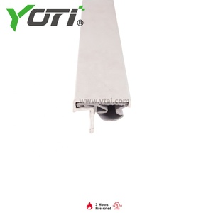 YDW217 sello inferior de Puerta de diseño moderno junta de <span class=keywords><strong>burlete</strong></span> de <span class=keywords><strong>aluminio</strong></span> anodizado transparente accesorios de <span class=keywords><strong>ventana</strong></span> perimetral de <span class=keywords><strong>goma</strong></span> para puerta - Product Image 2