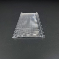 Bming Profil de bande lumineuse en acrylique gaufré, sur mesure, moderne, style asiatique, pour éclairage intérieur en plastique