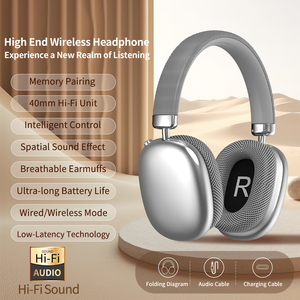 Audífonos Inalámbricos P959 con Cancelación de Ruido, Sonido Estéreo Personalizado, Accesorio para Videojuegos, Gran Venta - Product Image 2