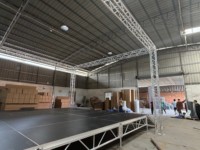 Scène en aluminium pour événements extérieurs, scène modulaire portable en aluminium, estrade pour concerts, podium d'église, podium de mariage, passerelle de mariage, plateforme de scène