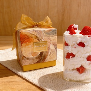 Bougie en forme de glace à longue durée de vie, bougie en cire de soja écologique pour la décoration de la maison, cadeau - Product Image 6