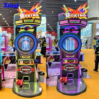 Machine de boxe commerciale à monnayeur en promotion, jeu d'arcade de récompense avec affichage du score, la machine de boxe ultime