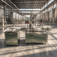 Machine de remplissage et de bouchage entièrement automatique pour poudre d'épices et sel marin, distributeur de poudre chimique sèche pour flacons de 100 mg avec sertissage