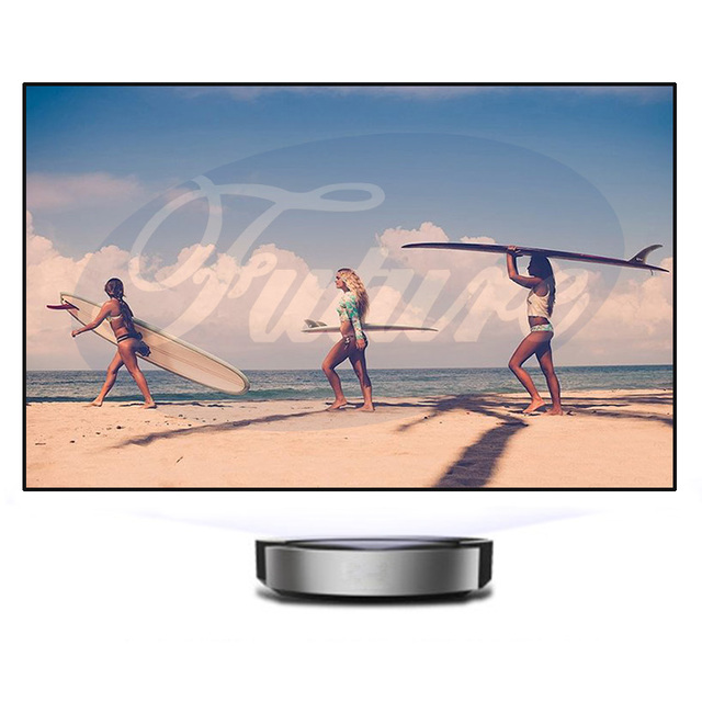 120 Inch ALR PET Fixed Frame Projector Screen Wall Mounted CBSP Laser Projector Home Theater HD 4K Indoor UST Projector Screen
