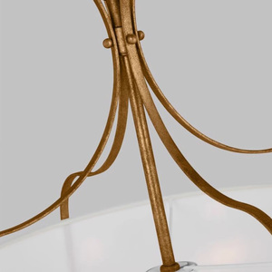 Modern Pendant <b>Light</b> with White Fabric Shade Luxury Gold Chandelier Hanging Lamp for <b>Dining</b> Room Bedroom Living Room - Product Image 6