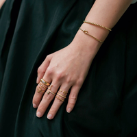 Fabricant d'assurance commerciale en argent Sterling 925 plaqué or 18k, menottes, bracelet nœud, bracelet pour femmes