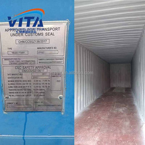 Used 20ft Dry Shipping <b>Container</b> Blue 2.697 CU.FT. Cargo Worthy SOC Ready for USA Canada Europe - Product Image 5
