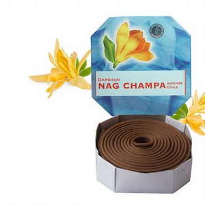 Incienso de Ciprés Aromático Premium con Aroma a Flor de Champaca Indonesiana, Espirales de Incienso de Larga Duración para Aromaterapia - Product Image 1