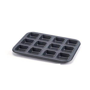 Molde para hornear, molde para mini pasteles redondos de 12 cavidades, molde para cantinflas, molde para shortcakes, molde para galletas individuales - Product Image 6