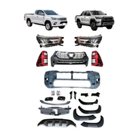 Pour TOYOTA HILUX REVO 2015, mise à niveau vers TOYOTA HILUX ROCCO 2021, nouveau style, vente chaude, effet incroyable, kit carrosserie