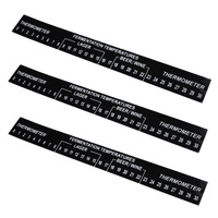 Termometer Anggur Strip, Monitor Suhu Fermentasi, Layar LCD, Perekat, Bahan PET Food Grade, untuk Pembuatan Bir Rumahan, Kombucha, dan Pabrik Anggur