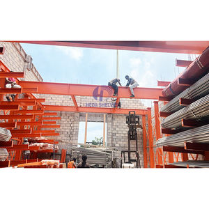 מחסן תעשייתי מיסוך קיבולת גבוהה מערכת מתלה cantiel לאחסון פלדה קרן צינור עץ ופריט ארוך אחר - Product Image 5