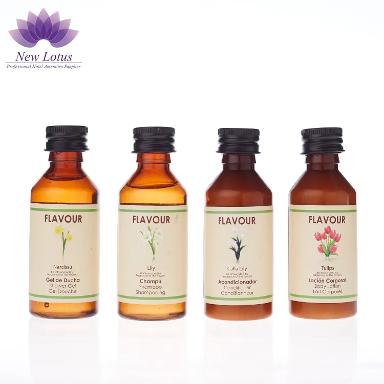 Лидер продаж с завода, набор растений, дешевый одноразовый гостиничный шампунь