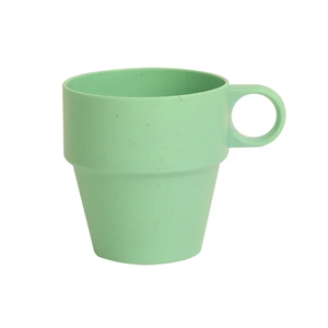 Wheat Straw Insulated Household <b>Plastic</b> Drink Cup <b>with</b> Ironed Non-Slip <b>Handle</b> Simple Design <b>Plastic</b> <b>Mug</b> - Product Image 1