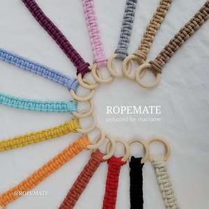 Cuerda Ropemate <span class=keywords><strong>de</strong></span> 5 mm con Núcleo <span class=keywords><strong>de</strong></span> Poliéster, Cuerda Gruesa Trenzada para Bolsos - Product Image 6