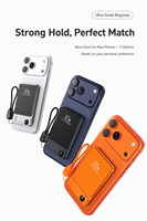 Batterie externe magnétique sans fil Type-C 5000 mAh 22,5 W, chargeur portable avec support en alliage d'aluminium, câble détachable et écran intelligent pour téléphone