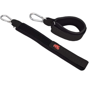 Accessoires d'équipement de fitness MAS, sangles de cheville pour la musculation, hommes et femmes - certifiés ISO 9001/CE, polyester/nylon/néoprène/caoutchouc - Product Image 1