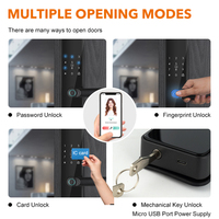 Cerradura Digital Inteligente para Puerta de Hotel y Hogar, Residencia, Aplicación Tuya Smart Life, TTlock, Huella Dactilar, Código, Tarjeta, Wifi