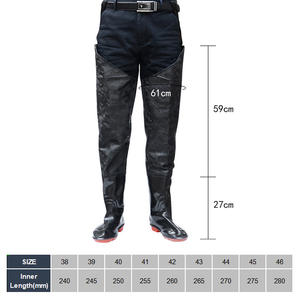Chaussures de pêche antidérapantes et résistantes à l'usure, à semelle épaisse, hautes jusqu'au genou, grande taille, nouvelle conception, haute qualité - Product Image 2