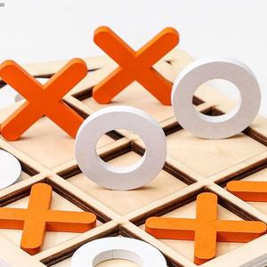 <span class=keywords><strong>เกม</strong></span>หมากรุก Montessori TAC TAC Tac Toe ต่อสู้<span class=keywords><strong>เกม</strong></span>โต๊ะ <span class=keywords><strong>XO</strong></span> ของเล่น Tic Tac TAC Tac Toe <span class=keywords><strong>เกม</strong></span>กระดานไม้ - Product Image 2