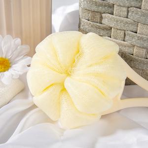 Cepillo de malla de limpieza personal para baño, cepillo para frotar la espalda 2 en 1, cepillo corporal de baño de mango largo, cepillo de limpieza de ducha de doble cara - Product Image 4