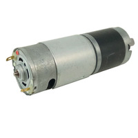 KSTONEMOTOR KS-36P555 محرك تروس معدني 555 منخفض السرعة 12V24V تيار مستمر، تروس كوكبية، تبديل بالفرشاة، قدرة 25 واط، مغناطيس دائم